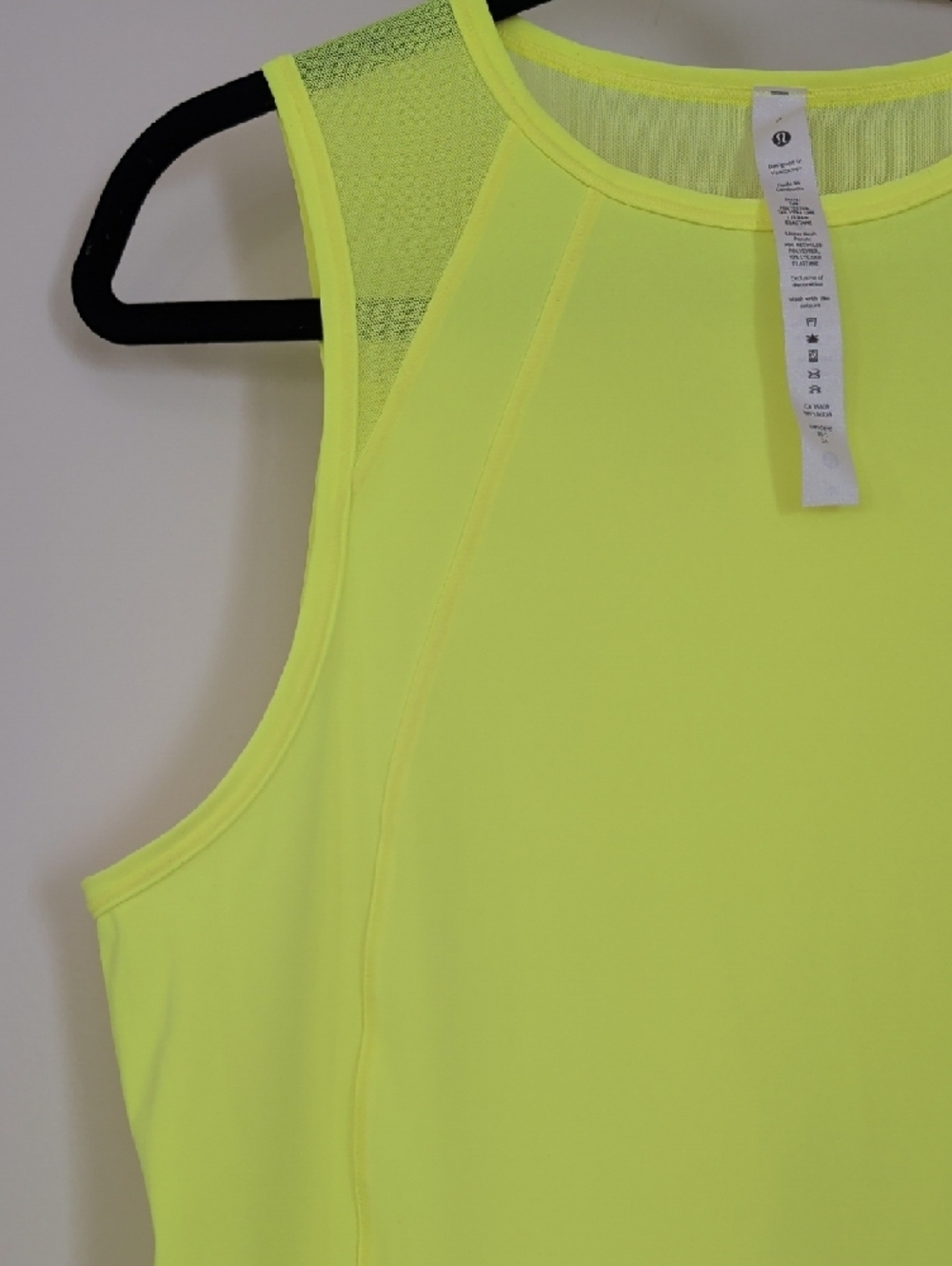 lululemon athletica Neon Yellow Performance Sculpt Tank - Picture 5 of 8